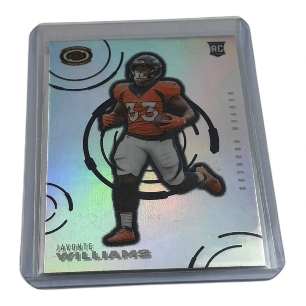 2021 Panini Chronicles Dynagon Javonte Williams Silver Prizm RC Rookie Card D-14